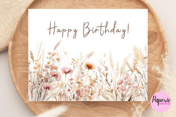 Download Wildflower Birthday Card - Day Collection