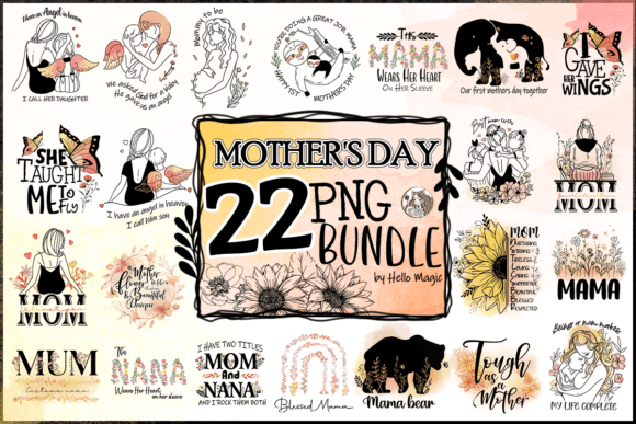 Download Mother's Day PNG Bundle - Day Collection
