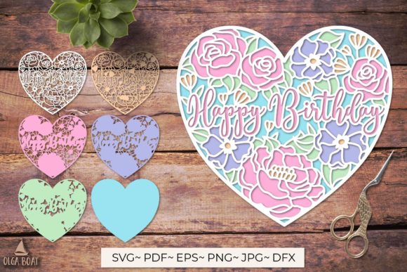 Download 3d Happy Birthday Card Svg Layered Paper - Day Collection