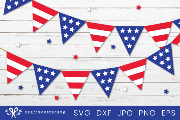 Download 4th of July Bunting Banner | Independence Day Decoration - Day Collection