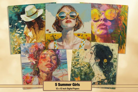 Download Summer Spring Girls Floral Digitals 43 - Digitals Collection