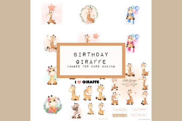Download Birthday Giraffe Images - Day Collection