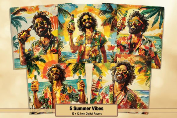 Download Summer Boys Tropical Drink Digitals 52 - Digitals Collection
