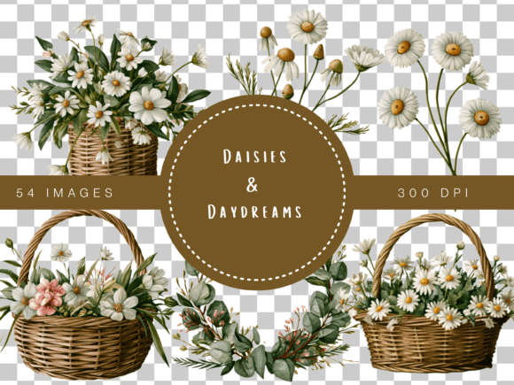 Download Daisies &amp; Daydreams Cottage Garden Clipa - Day Collection