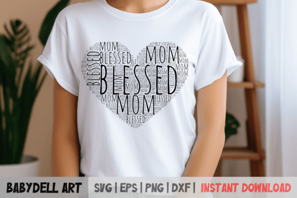 Download Blessed Mom SVG Design for DIY Projects - Diy projects Collection